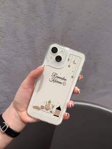 Ramadan Mubarak Calligraphy, Ramadan Holiday Traditional Teapot & Dates, Islamic Style Eid Al-Fitr Gift, Transparent Anti-Fall Soft Shell Phone Case Compatible With Apple 17/17Pro/17ProMax/17Air/16/16Plus/16Pro/16ProMax