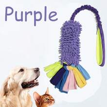 Large Dog Chew Toy - Durable Squeaky Tug Rope Toy For Large Dogs, Plush Chew Toy For Training And Play - Multicolor - View 9