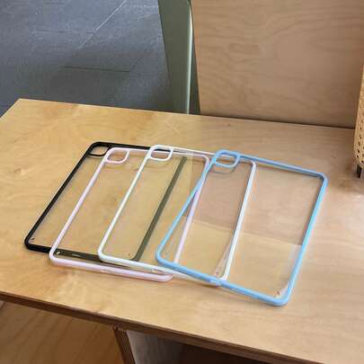 简约亚克力纯色单层保护壳，兼容苹果 iPad 2025 Air 6（不带 Pencil 插槽），5 保护套，2022 第十代 9 可爱 8 卡通 10.2 平板电脑 Pro 11 透明亚克力 Air 4 全包防弯折保护壳
