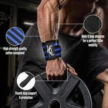 Wrist Band - Black/Blue - View 3