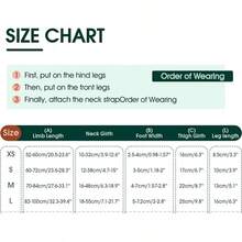 大型犬鞋，狗狗胸背带鞋，适合大型犬，中型犬靴子及爪子保护，适合冬季雪地、夏季炎热地面、雨天防水，户外散步，室内硬地板防滑鞋底 - 彩色 - 查看 3