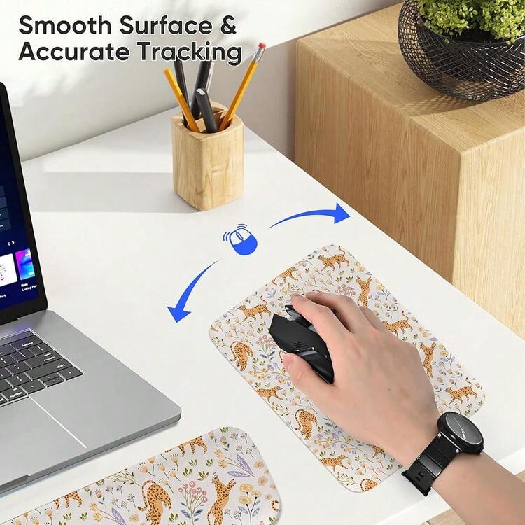 Keyboard Wrist Rest Pad  Pad Set,Ergonomic  Pad For Laptop Computer,Wrist Support Memory Foam Desk Pad For Gaming Office,Non Slip Rubber Pad Typing Relief Pain (WristRest202) - 腕托202 - 查看 5