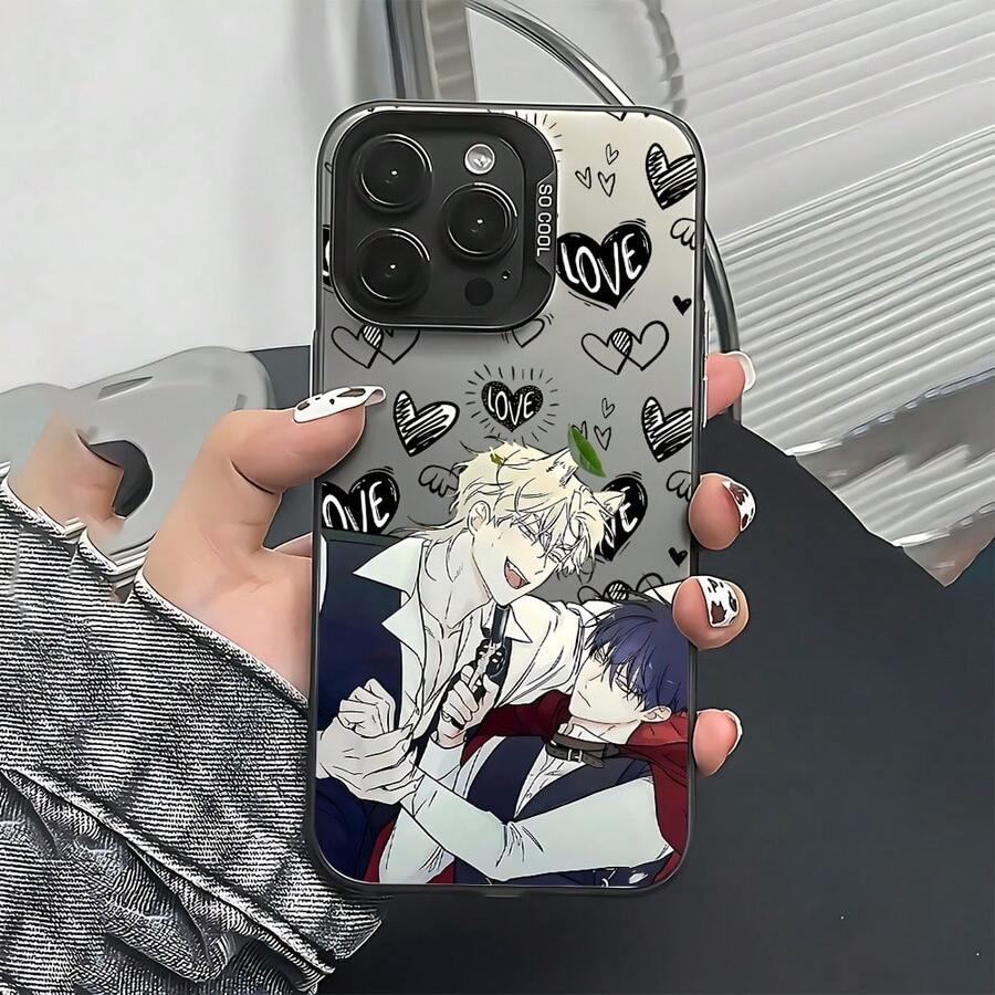 Phone Case - BL Dusk  Flat Phone Case, Compatible With  17 16E 16 15 14 13 12 11 Pro Max Air X XR XSMAX 8 7 Plus, Shockproof Matte Back Cover Funda Para  17 Pro Forros Para  Cheap  17 Case - Màu hỗn hợp - Xem 1