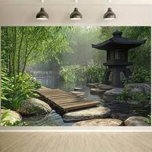 The Background Of 2D Flat Banner Garden-Spring Garden-Is Suitable For Wedding, Engagement And Birthday. The Design Is Easy To Hang. - Multicolor-6 - View 5
