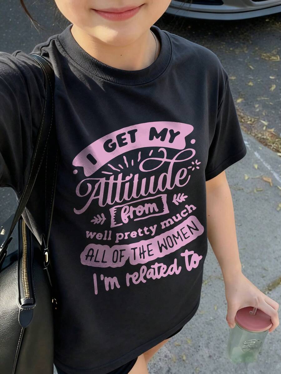 Casual Printed Round Neck Short Sleeve T-Shirt, Suitable For Girls And Children - Dreamy Starry Sky Colorful T-Shirt, Inspiring Endless Imagination! Children's Wear, Girls' Graphic Tee, Summer Top, Teen Clothing