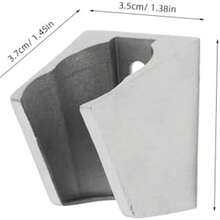 Set de 2 Soporte para Regadera de Mano de Acero Inoxidable 304, Base Fija Ajustable, Compatible con Cabezales Estándar, Anticorrosión y Fácil Instalación - como se muestra en la figura - Ver 3