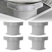 CYPNSujetador de Sábanas 4 Piezas - Clips Ajustables con Tiras de Bloqueo para Todo Tipo de Colchón No Más Sábanas Sueltas Fácil de Colocar Color GrisFashion - como en la foto - Ver 2