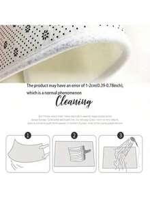 Sanrio Hello Kitty Christmas Theme Washable Non-Slip Rectangular Rug - Soft Polyester Fiber Indoor Carpet, Suitable For Bedroom, Living Room, Entryway - Cute Home Decor, Non-Slip Function, Multiple Sizes Available, Kitchen Rug - Pink - View 9