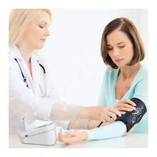 Upper Arm Electronic Blood Pressure Monitor, Medical Grade Home Blood Pressure Measurement Device - White - View 6