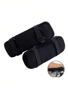 1pc Ergonomic Memory Foam Armrest Pad, Suitable For Office Chairs - Universal Elbow Support Cushion, Stress Relief, Comfortable Armrest Cover For Desks, Wheelchairs, Schools And Back To School Supplies Chair Cushion Seat Cushion Floor Cushion - Multicolor - View 3