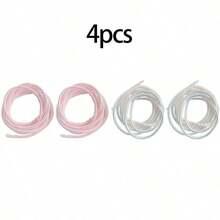 Bộ 2/4 ống bảo vệ cáp xoắn ốc - Ống bọc dây cáp nhiều màu sắc cho bộ sạc, tai nghe, cáp dữ liệu - Chống rối dây (8 sự kết hợp màu sắc), bảo vệ cáp điện thoại, chất liệu dẻo, ngăn ngừa đứt cáp, quà tặng cho bạn bè - Nhiều màu - Xem 11