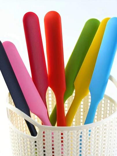 Silicone Spatula 9.44" – Soft Kitchen Scraper For Cakes, Spreads, Meal Prep, With Hole For Easy Hanging Storage