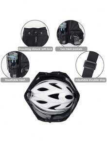 1 Beach Bag, Summer Outdoor Travel Bag, Swimming Equipment Bag, Mesh Backpack, Swimming Harness Pocket Bag, Wet Bag Backpack, Suitable For Swimming Equipment, Fitness, Exercise, Gifts, Backpacks ,Travel Essential Bag - Multicolor - View 7