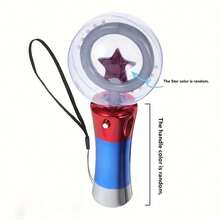 LED旋转灯棒，LED彩色旋转棒，炫彩旋转灯光秀，适用于音乐节、生日派对、婚礼、庆典和特殊场合，创意礼物，适合作为儿童/家人/朋友的生日礼物装饰道具（不含电池）