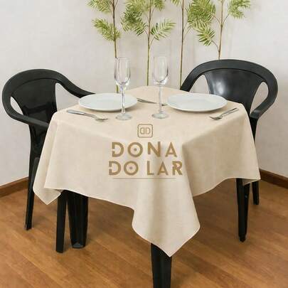 10 Toalha De Mesa Para Festas 1,50 X 1,00 Acabamento em Overloque Tecido Oxford