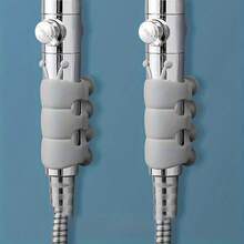 Silicone Shower Head Holder - Easy To Install, No Drilling Required, Removable Suction Cup Wall Mount - Multicolor - View 9