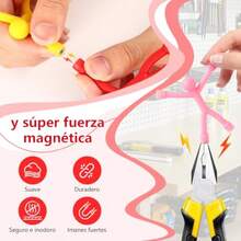 wsf10PCS Juguetes Magneticos Humanoides Juguetes de Construccion Magneticos 3D Imanes Nevera Humanoide Imanes de Goma Transparentes Novedosos Regalos de Navidad para Niños y Niñasaad - 10 - Ver 5