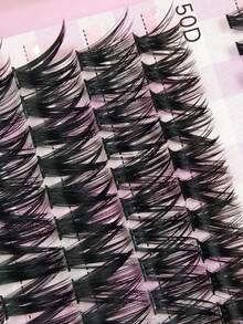 640PCS Individual Lash Clusters Large Capacity 30D+40D+50D D Curl 9-16mm DIY Lash Clusters Natural Look&Extra Thick&Wispy&Ultra Soft&Super Light Reusable Individual Segmented False Eyelashes Eyelash Extension Kit With Makeup Tools 2 Lash Brushes For Beginner Use At Home Or On-The-Go For Daily Life&Wedding&Party&Music Festival&Mother's Daylash Clusters,Eyelash Clusters,Individual Eyelashes,Lashes,Fake Lashes - D - View 5