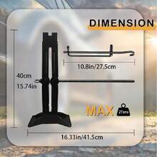 2t Kit De Gato Hidraulico Portátil Para Auto Mecanico Tijera, 10.5‑40cm Jack de tijera para coche, kit de gato de neumático de 2 toneladas, portátil plegable de acero elevador de tijera con manivela, Herramienta Profesional para Taller Mecánico - 10,5-40 cm - Ver 3