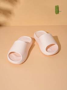 Simple, Cute, Casual, Non-Slip, Wear-Resistant, Lightweight, Comfortable, And Versatile Children's Flat Slippers For Boys And Girls - Pink - View 4