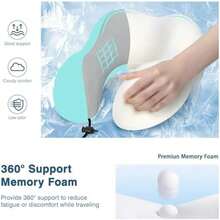Leg Positioner Pillows - Light Blue - View 4
