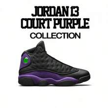Camiseta a juego  13 Court Purple - Finesse Tee - Negro - Ver 2