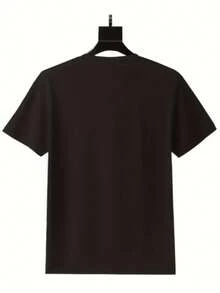 Kendrick Damn T-Shirts Men's Black Pure Cotton Crew Neck Tee 200g | Versatile Smart Casual For Daily Wear, Date & Office Commute, Boyfriend, Funny Shirt - 黑色 - 查看 2