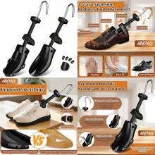 NINEMAX Estirador de zapatos,hormador de zapatos 4 Direcciones,horma para zapatos,Material Plástico Premium,Para Tenis,Zapatillas de Deporte(Talla 35-40 EU (6-9 US Mujer / 4-7 US Hombre)) - Multicolor - Ver 1