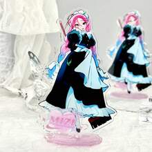 2D平面半片亚克力外星人舞台动漫角色立牌，Miko Suzu人偶立牌，适合家居装饰、生日礼物和粉丝收藏 - 彩色 - 查看 5