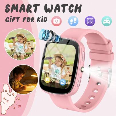 新款儿童智能手表：适合所有儿童，内置22款趣味游戏，配备高清摄像头，功能多样，方便日常使用，多种款式可选，是完美的礼物之选。