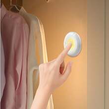 6-Piece/5-Piece/3piece/1-Piece Set Warm Color LED Battery Powered Wireless Night Light Stick Remote Control Mode Press Control Desk Lamp Wall Mounted Push Rod Lamp Suitable For Wardrobe, Cabinet, Countertop Or Tool Room Wireless Touch Light - CS-gY-81 - View 8