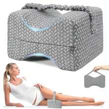 CYPN2 en 1 Almohada Ortopédica de Rodilla Memory FoamAlmohada para Piernas y Rodillas para Dolor de Piernas Cadera y Ciática Cojin Articulaciones para Dormir Entre las Piernas Knee Pillow para EmbarazoFashion - 222345054 - Ver 8