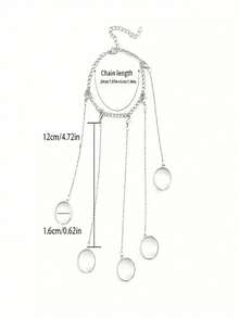 1 Set Fashionable Punk Style Detachable Finger Chain Rings, Creative Jewelry - Rings and Bracelets - View 4