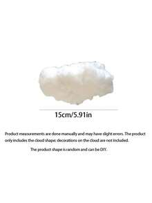3pcs - Bohemian Style 3D Cloud Decor, DIY Cloud Hanging Decoration For Living Room, Bedroom, Headboard, Ceiling, Creative Decor For Party, Wedding, Valentine's Day Indoor/Outdoor, Room, Birthday Window Pendant Prop, Hanging Cloud Scene Decor, Party Decorations