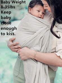 LELE LON Sears Double Loop Baby Carrier, New Born Infant Front Facing Carrier, Easy Outdoor Wearing