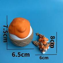 3D Printed Dragon Egg - Angel Baby - Cute Little Dragon - Four Sacred Dragons - 4 Different Sets Of Figurines - Birthday Gift - Holiday Gift (Small Dragon Inside Dragon Egg) - Multicolor - View 9