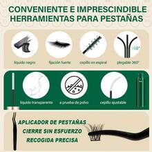 KEYYOU DV02 - Pestañas Postizas de Volumen Natural y Sofisticado - Negro - Ver 4