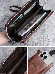 Dompet Pria Kustom, Desain Tanda Tangan Pribadi, Inisial A-Z yang Dapat Dicetak, Dompet Koin Multifungsi, Kantong Koin Resleting Panjang, Banyak Slot Kartu, Cocok untuk Sekolah, Perjalanan, Bepergian, Jalan-jalan, Belanja, dan Penggunaan Sehari-hari. Hadiah Ideal untuk Hari Ayah, Hari Valentine, dan Hari Libur Lainnya untuk Ayah, Saudara Laki-laki, dan Teman. - MultiWarna - View 6