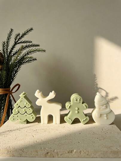 1pc Winter Candle Decor Silicone Mold, Suitable For Handmade Scented Candles, Plaster Decorations, Resin Carvings, Handmade Soap Gifts, And Cement Wall Hangings, Designed For Thanksgiving Cozy Home Decor, Also Applicable For New Year Party Setups, Winter Themed DIY Gifts, Seasonal Atmosphere Creation, And Family Celebration Events. Simple To Operate And Reusable For Long-Term.