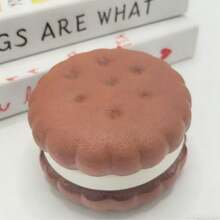 New Realistic Squishy Toy Emojioo Cake & Sandwich Cookie, Slow Rebound Modeling Clay, Good Tactile Feel! - Multicolor - View 6