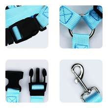 3件套可调节狗狗车载安全牵引绳，宠物牵引绳，车载安全绳，二合一狗狗牵引绳，适合户外使用，可调节尼龙材质狗狗约束车载安全带，经久耐用，360度旋转连接器，易于使用 - 彩色 - 查看 7