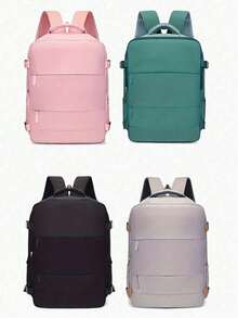Women's Backpack, Women's Large Capacity Travel Backpack, Commuting And Class Backpack, Fashionable Computer Bag, Short Distance Business Travel Luggage Bag,Travel Backpack Airline Approved Suitable For Ryanair,Wizz Air - Multicolor - View 3
