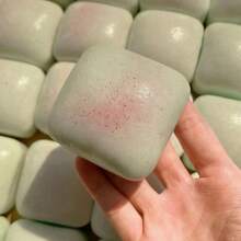 New Cute & Soft "Fufu" Squishy Toast Slow Rebound Stress Relief Toy, Available In Dragon Well Green, Butter, Fish Princess, And Strawberry Flavors - Multicolor - View 6