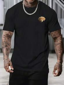 Customized Photo T-Shirt, Add Your Favorite Photos (Girlfriend Photo/Couple Photo/Family Photo/Selfie/Pet Photo/Friend Photo), Can Be Used As Family Or Couple Clothing - Black - View 1