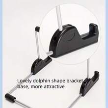 Foldable Multi-Angle Tablet Stand, Universal For Laptop & Tablet, Ideal For Watching Shows In Bed/Sofa, Lightweight & Portable, Adjustable Angle For Comfortable Viewing - Multicolor - View 11