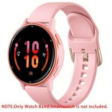 20毫米硅胶表带，兼容Garmin Vivoactive 6/Vivoactive 5/Vivoactive 3/Venu/Venu 2 Plus/Venu Sq/Galaxy Watch 7/6/5/4（40毫米/44毫米）/Watch 4/6 Classic（42毫米/46毫米/43毫米/47毫米），男女通用；柔软运动替换表带，适用于Forerunner 645/245/Galaxy Watch 5 Pro（45毫米）/Active 2/Watch 3（41毫米）。 - 20mm - 查看 15