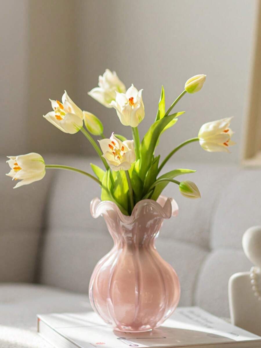 3pcs Artificial Tulips Real Touch,High-Quality Spring Decor, Hotel Office Home Decorations, Wedding Bouquets, Dining Table Decor,Easter Decor