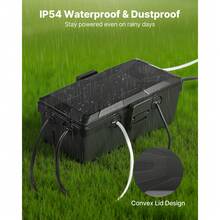 Outdoor Electrical Box Waterproof, 9.4 X 4.3 X 2.8 In, IP54 Weatherproof Extension Cord Cover, Large Outlet Connection Box Plug Protector With 6 Cable Entry, For Power Strip, Holiday Light Decor - 9,4 x 4,3 x 2,8 inch - Xem 2