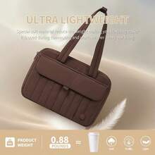 Laptop Bag Laptop Sleeve Laptop Bag Women Fit 14 16 Inch Laptop Case Shoulder Bag For Women Lightweight WaterResistant Laptop Protection For Travel Work Leisure - HazelnutBrown14Inch - View 2