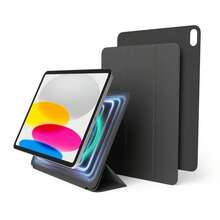 Magnetic Folio Case Compatible With IPad A16, 10th Generation 10,9 Inch Back Plate Can Be Attached To Metal Materials, Compatible With Apple Pencil And S Pencil Case Dark Grey - DarkGrey - View 1